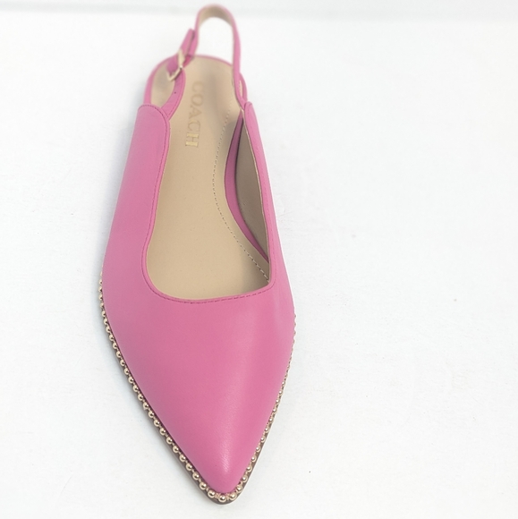 Coach leather Vae Skimmer slingbacks - Picture 9 of 16